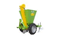 Sadilica za krompir 1 red Bomet, međuredno rastojanje 29-35cm, dubina sadnje 10-15cm, rezervoar krompira 90kg, min.snaga traktora 20KS