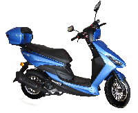 Moped RAPIDO sa koferom, , zapremine 49,6cm³, max brzine 65km/h, snage 2,2kW, težine 92kg